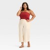 Women's Leisure Studio French Terry Tube Top - Universal Thread™ - 3 of 3