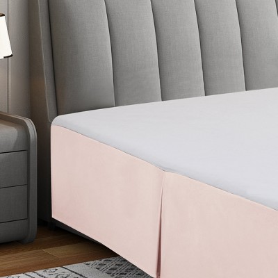 Swift Home | Basics Pleated Microfiber Bed Skirt 14-inch Drop