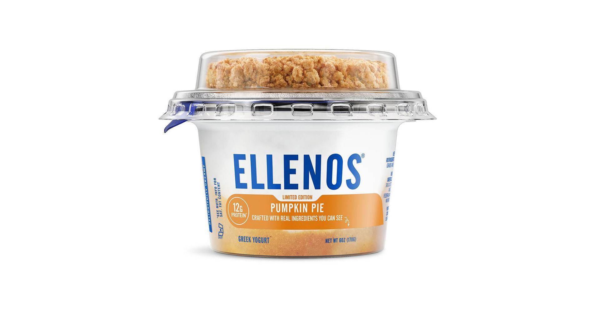 Ellenos Pumpkin Pie Parfait Indulgent Yogurt - 6oz