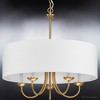 Urban Ambiance Luxury New Traditional Chandelier 21.125''H x 21.625''W,  Brushed Bronze Finish,  Aurora Collection, UHP4090 - 4 of 4