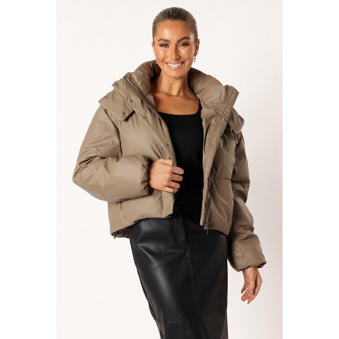 Womens puffer sales jacket target