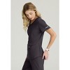 Skechers Vitality By Barco Women's Electra 3-Pocket Ribbed V-Neck Scrub Top - 3 of 4