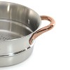 BergHOFF Ouro Gold 18/10 Stainless Steel 8"/ 9.5" Steamer with Two Side Handles - 4 of 4