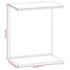 vidaXL Side Table Black Engineered wood, iron Medium Durable - 4 of 4