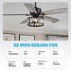 Airsurfer 52" Ceiling Fan with Light Kit, 5 Blades, Reversible Motor for Indoor Use - 4 of 4