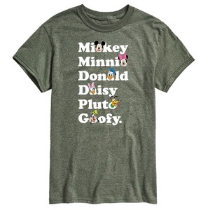 Men's - Disney - Character Logo Short Sleeve Graphic T-Shirt - 1 of 4