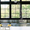 WOWOW Commercial 21 in. H Triple-Handle Pull Down Sprayer Kitchen Faucet with Pre-Rinse Sprayer in Chrome - 4 of 4