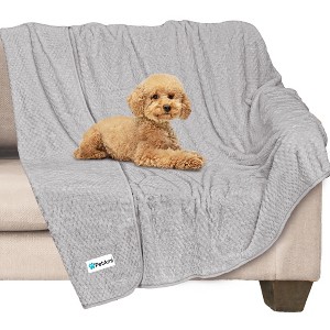 PetAmi Waterproof Dog Blanket, Leakproof Fleece Throw for Pet Cat Puppy Kitten, Reversible Washable Soft Plush Cover - 1 of 4