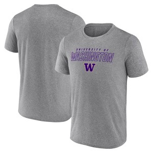 NCAA Washington Huskies Men's Heather Poly T-Shirt - 1 of 3