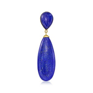 Ross-Simons Lapis Teardrop Pendant in 14kt Yellow Gold Size 2.13 - 1 of 4