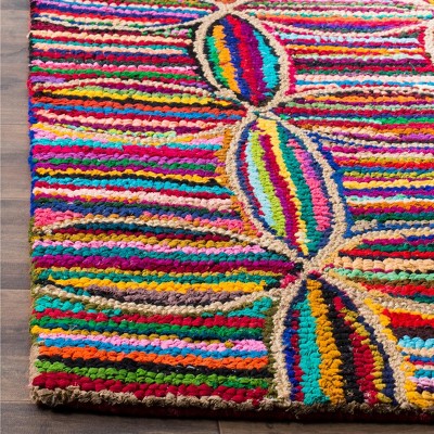 Handmade Multicolor Wool Tufted Accent Rug 2'3" x 4'