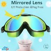 2 Pack Swim Goggles Anti-Fog Anti-UV Wide View Swimming Goggles for Kids 3-14 - 2 of 4