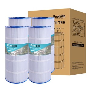 Poolzilla Replacement Pool Filter for PA120, CX1200RE, C1200, C-8412, FC-1293, Waterway Clearwater II, Pro Clean 125, 817-0125N, Aladdin 22002 - 1 of 1