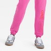 Girls' Bob Marley Fleece Joggers - Pink - 2 of 4