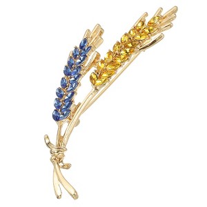 Unique Bargains PATIKIL Flower Design Durable Sparkling Brooch - 1 of 4