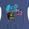 Girls' - Teenage Mutant Ninja Turtles - Leonardo AKA Leo Fit & Flair Cap Sleeve Dress - 2 of 3