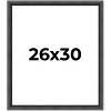 PosterPalooza | Refined Black Picture Frame - UV Acrylic, Foam Board Backing, Hanging Hardware - 2 of 4
