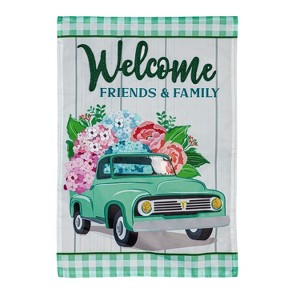 Evergreen Spring Flower Delivery Applique House Flag 28 x 44 Inches Outdoor Decor for Homes and Gardens - 1 of 1