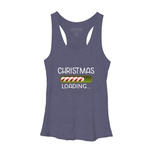 Women's Design By Humans Christmas 2020 loading, X-Mas is coming, Xmas 2020 By Newsaporter Racerback Tank Top - 1 of 3