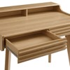 Modway Render Writing Desk Oak: Modern Style, Adult Assembly Required, Wood Frame, No Storage Features - image 2 of 4