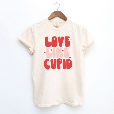 Simply Sage Market Women's Love Like Cupid Bold Short Sleeve Garment Dyed Tee
