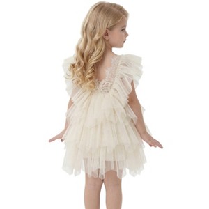 white lace corset maxi dress Say Yes to This White Corset Bodice & Pleated Lace Maxi Dress main image 1