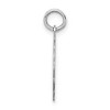 Black Bow Jewelry Sterling Silver, Sarah Collection 15mm Brocaded Disc Initial I Pendant - 2 of 4