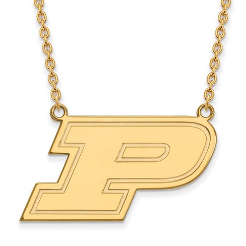 Black Bow Jewelry Sterling Silver Purdue Boilermakers Ncaa Medium