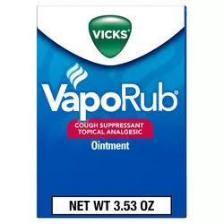 Vicks VapoRub Cough Suppressant Ointment