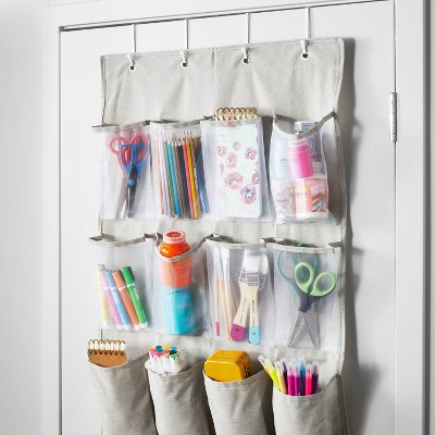 Over The Door 24 Pocket Mesh Shoe Organizer Light Gray - Brightroom&#8482;_2