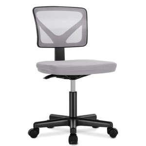 NicBex Office Chair with Adjustable Height Modern Nylon Mesh Armless Computer Chair with Wheels and Lumbar support for Office, Study, Bedroom - 1 of 4