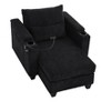YOOCOZZ 37.4" Convertible Chaise Lounge Sofa Bed with USB Ports, Cup Holders, Phone Holder & Storage - 2 of 4