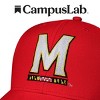 University Of Maryland Team Logo Cotton Twill Trucker Cap Red OS - 4 of 4