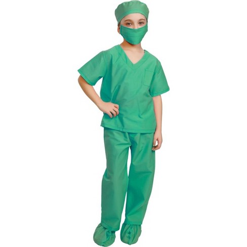 Dress Up America Doctor Scrubs – Nurse Costume For Kids – Green