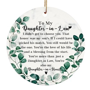 to My Daughter-in-Law Christmas Ornament from Mother in Law, Daughter in Law Gifts Xmas - 1 of 4