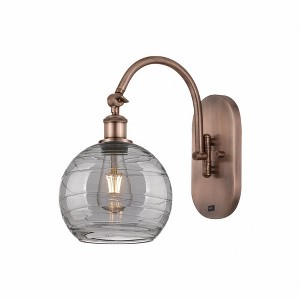 Athens Deco Swirl - 1 Light Arm Swivels Side to Side Wall Sconce In Industrial Style-13.38 Inches Tall and 8 Inches Wide - 1 of 1