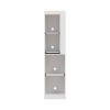 Famapy White Tall Bathroom Storage Cabinet - Sliding Shelf Organizer for Toiletries - 4 of 4
