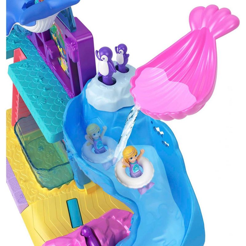 Polly Pocket Pollyville Aquarium Starring Shani Playset with 2 Dolls, 4 of 7