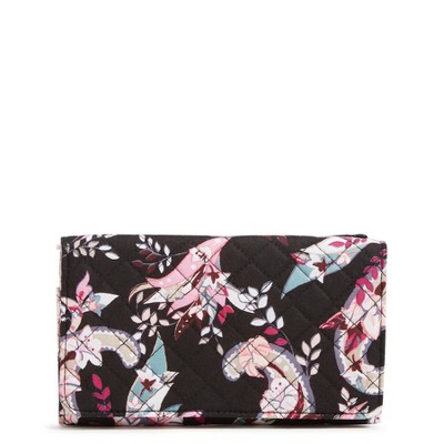 Vera Bradley Women's Cotton Rfid Riley Compact Wallet : Target