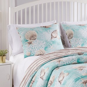 Greenland Home Fashions 2010BKS Ocean King Sham,20x36 Inches - 1 of 2