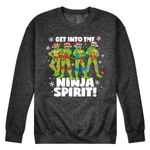 Men's - Teenage Mutant Ninja Turtles - Get Into The Ninja Spirit Graphic Fleece Sweatshirt - 1 of 4