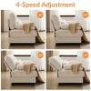 Okak Modern Soft Chenille Fabric Fluted Futon Sofa for Living Room Bedroom,2-Seat Loveseat Rest Couch with Adjustable Backrest & Pillows - 4 of 4