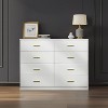 Okak Modern 8/9-Drawer Dresser with Gold Handles, Wide Bedroom Storage Chest for Living Room - 2 of 4