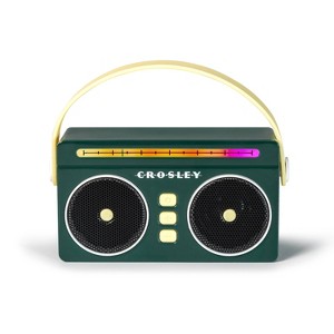 Crosley Mini Boombox Portable Bluetooth Speaker - Juniper - 1 of 4