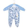 Hudson Baby Infant Boys Fleece Sleep and Play, Cute Whales - 2 of 4