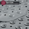 Non Slip Bathtub And Shower Mats 40x16 Extra Long Bath Tub Mat With Suction Cups & Drain Holes - Lux Decor Collection - 4 of 4