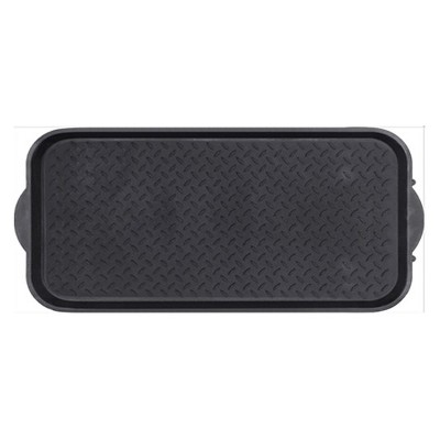 Mohawk Home Oversized Boot Tray, Black, 19.5 x 39.5 