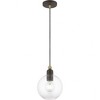 Livex Lighting Downtown 1 - Light Pendant in  Bronze/Antique Brass - 3 of 4