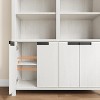 GustoWave 70.7" Tall Bookshelf w/Doors & Adjustable Shelf, 5-Tier Double Wide Bookcase,Wooden Book Shelf for Living Room Office Library - 4 of 4