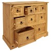Sunnydaze Indoor 9-Drawer Chest - Solid Pine Construction - Light Brown - 39.75" W - 2 of 4